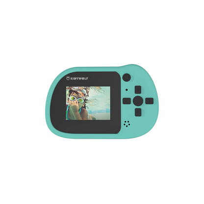 Kidycam Kids Camera, 32 GB, Waterproof – Cyan