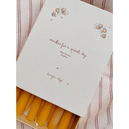 Konges Sløjd Candles for Birthday Train, Nature