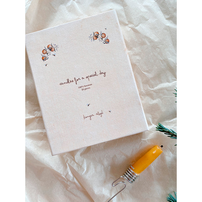 Konges Sløjd Candles for Birthday Train, Nature