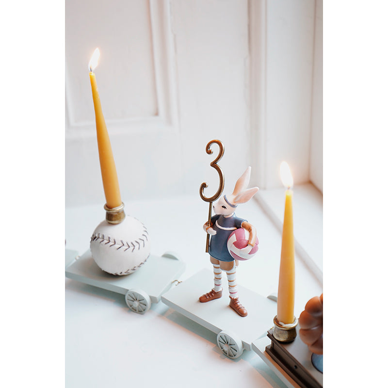 Konges Sløjd Candles for Birthday Train, Nature