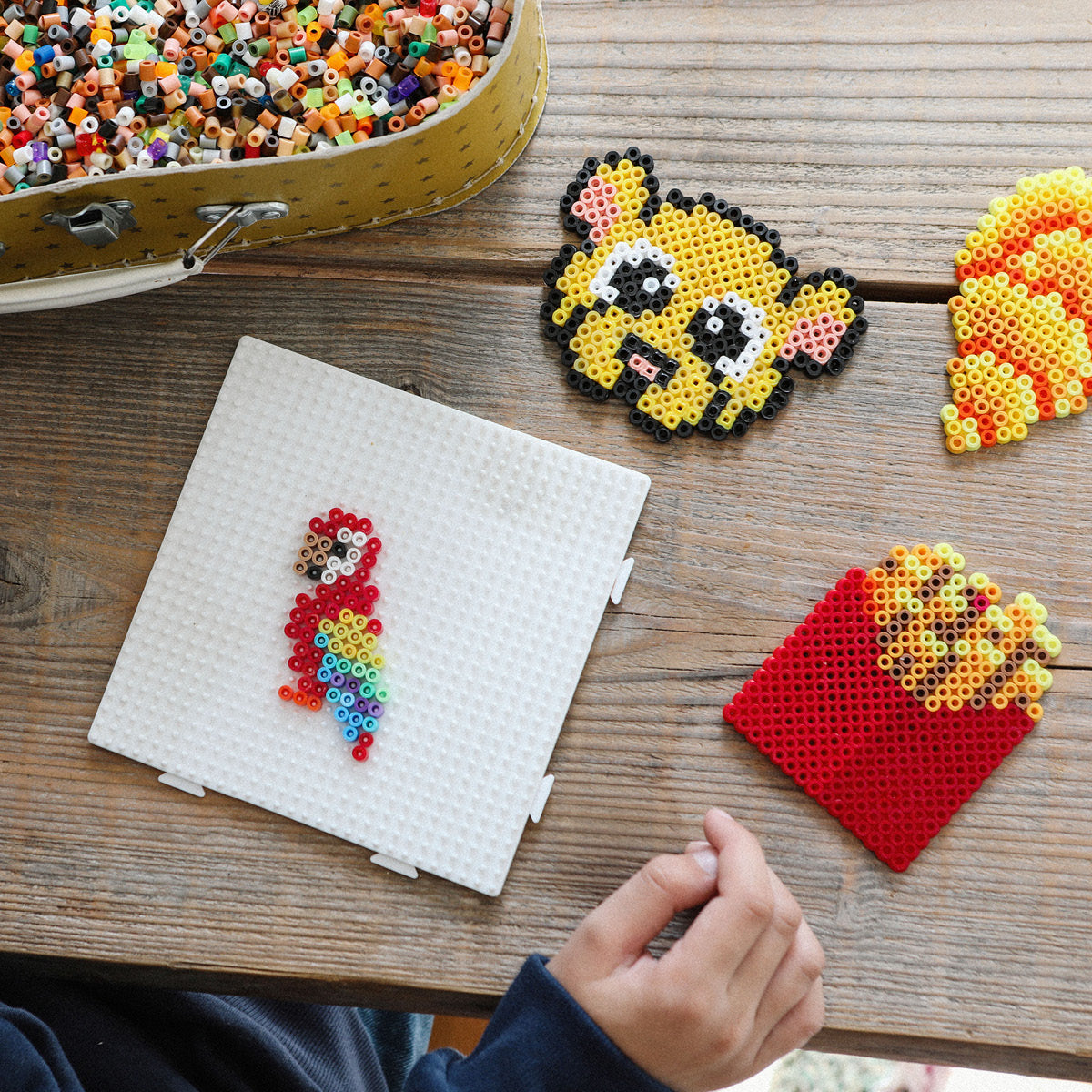 Hama Midi Beads in Bag, Light Turquoise - 1000 Pieces