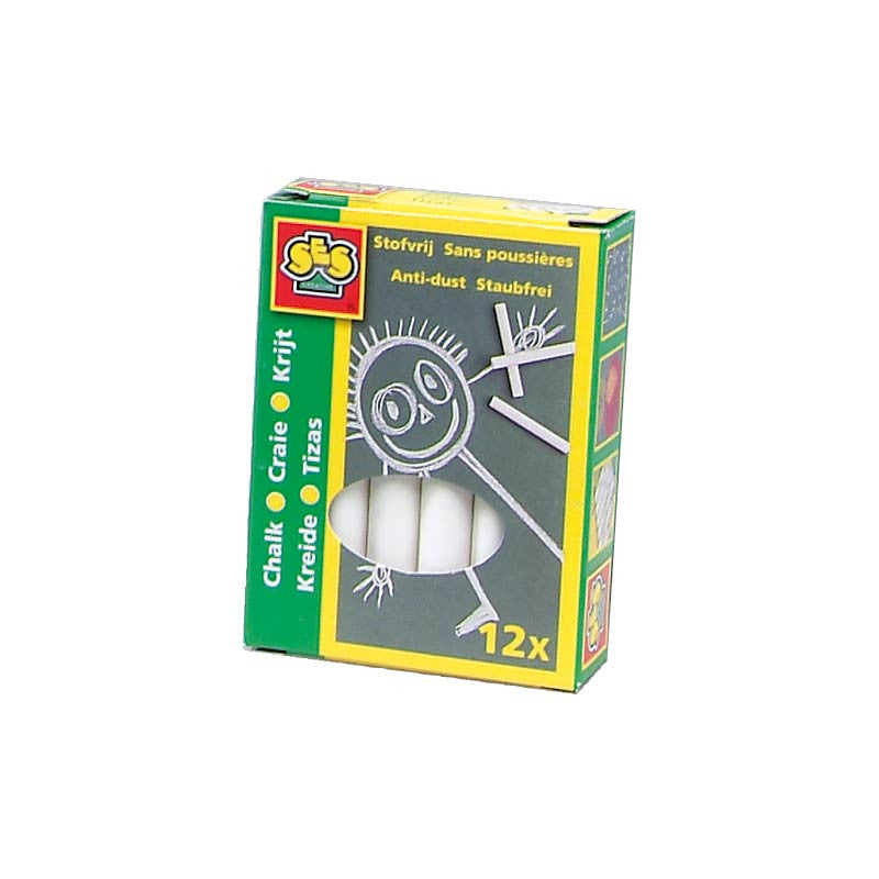 Kridt til gammeldags tavle - hvid