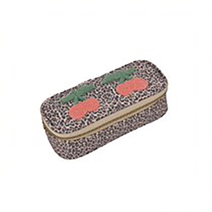 Jeune Premier Pencil Case, Leopard Cherry