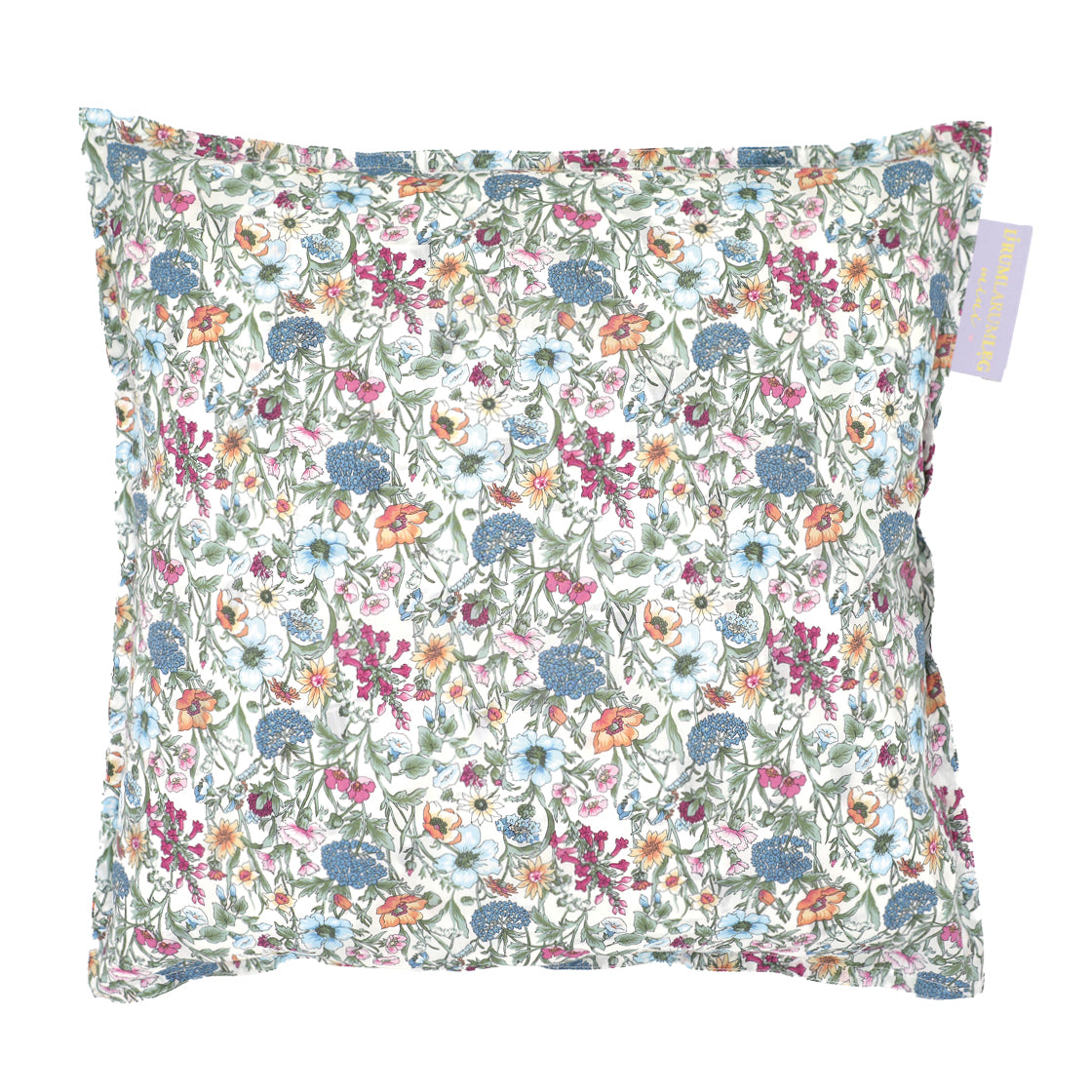 Lirum Larum Leg Mini, Liberty cushion, 40 x 40 cm – Summer