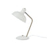 Leitmotiv Hood bordlampe i metal, Iron matt white