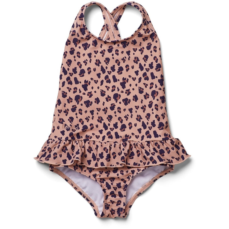 Liewood UV Swimsuit Amara, Mini Leo/Coral Blush - Size 80-134 cm