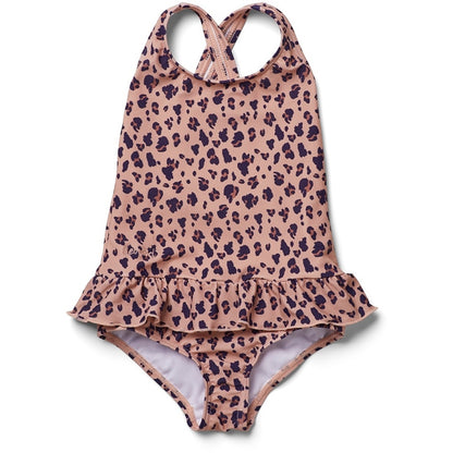Liewood UV Swimsuit Amara, Mini Leo/Coral Blush - Size 80-134 cm