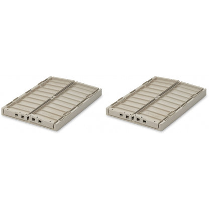 Liewood Weston Folding Crates M, 2-Pack - Sandy