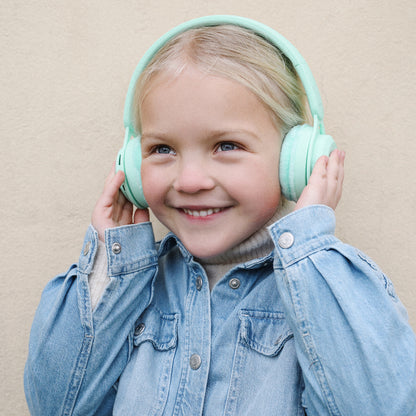 Lalarma Wireless Headphones with Maximum 85 dB, Mint Pastel