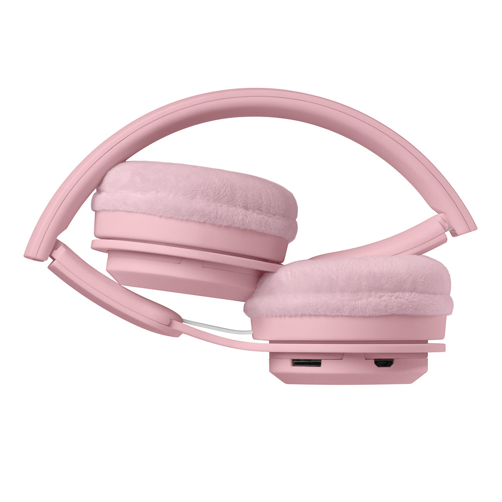 Lalarma Wireless Headphones with Max 85 dB, Rose Pastel