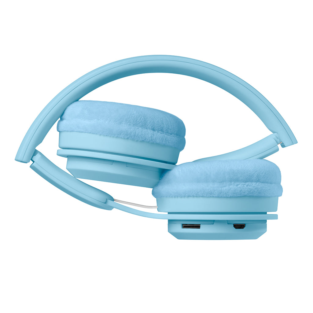 Lalarma Wireless Headphones with Max 85 DB, Blue Pastel