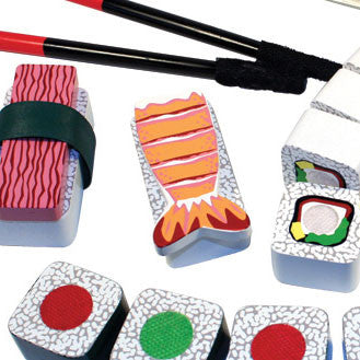 Legemad i træ, sushi