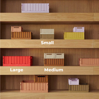 Liewood Weston Folding Crates M, 2-Pack - Sandy