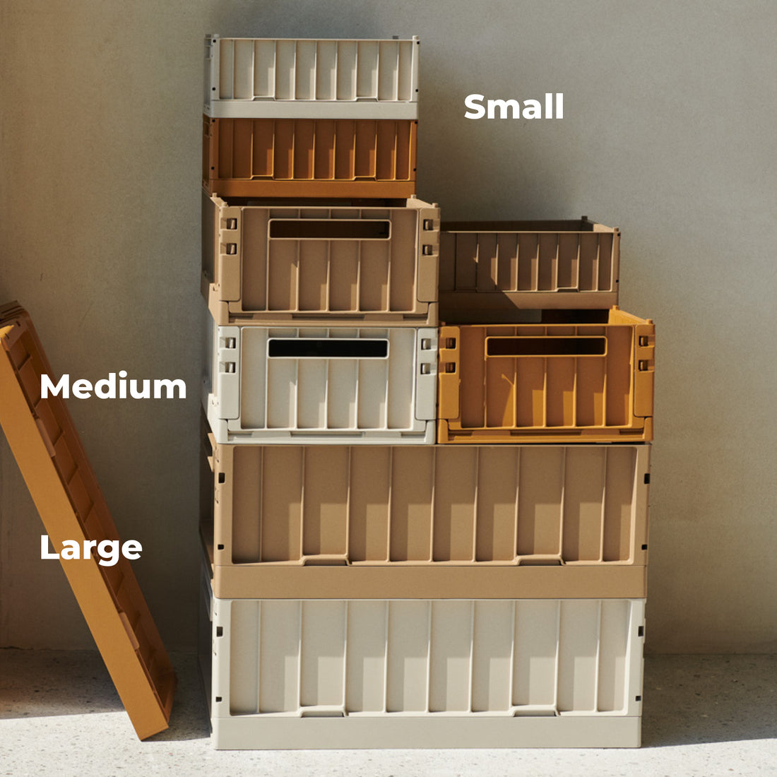 Liewood Weston Folding Crate L - Sandy