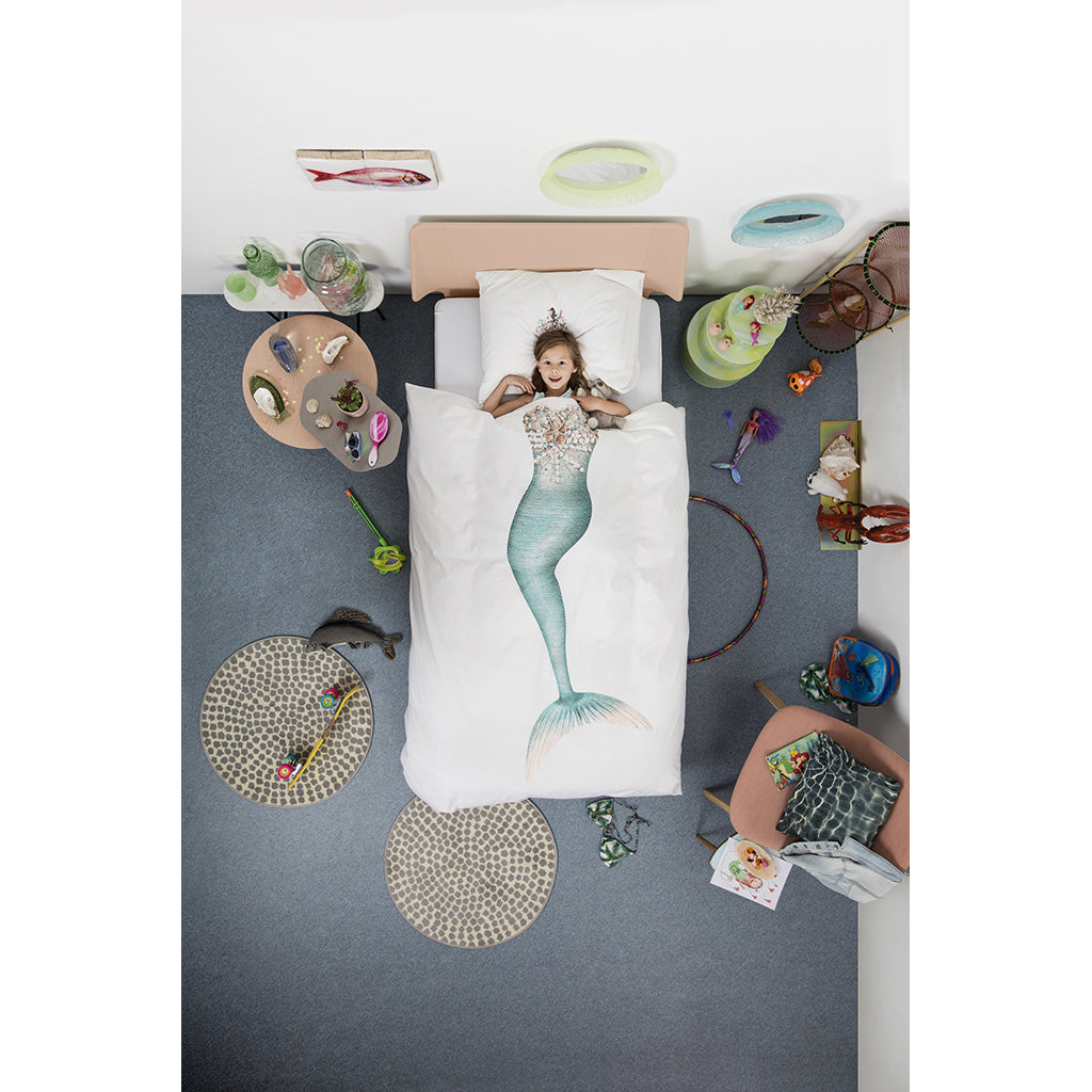 Snurk Adult Bedding, Organic - Mermaid
