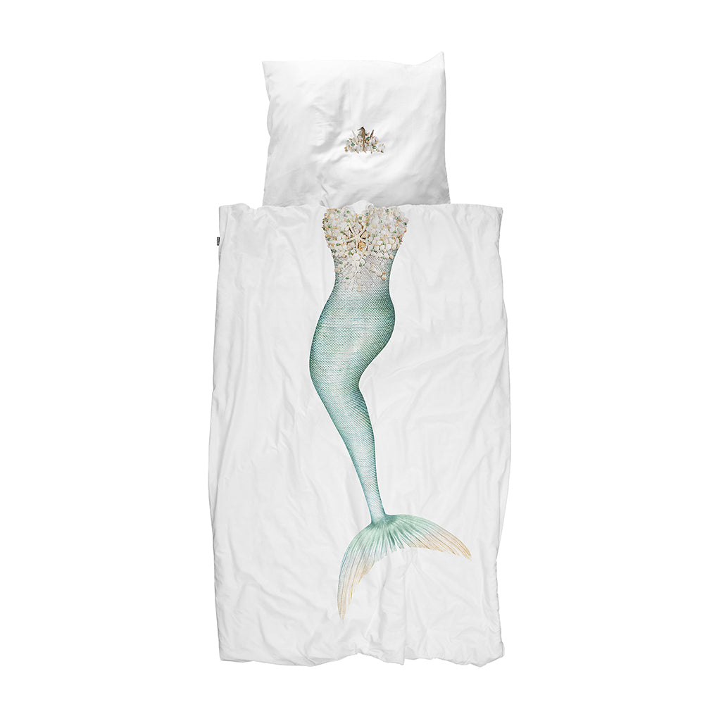 Snurk Adult Bedding, Organic - Mermaid