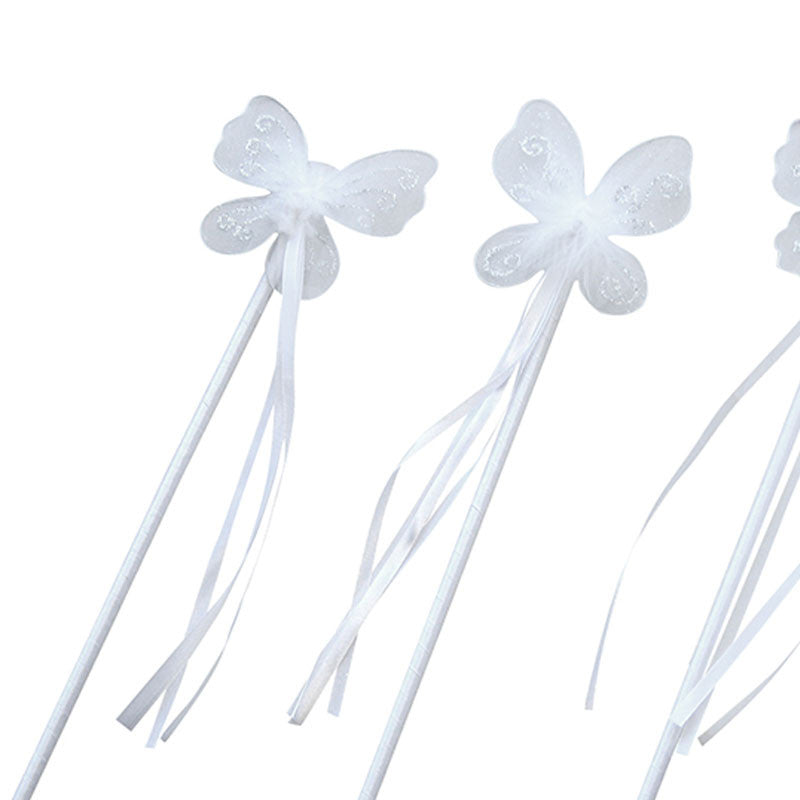 MaMaMeMo sommerfugl tryllestav hvid