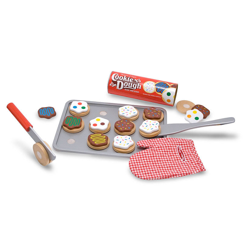 Wooden Play Cakes to Cut and Bake, Set of 12