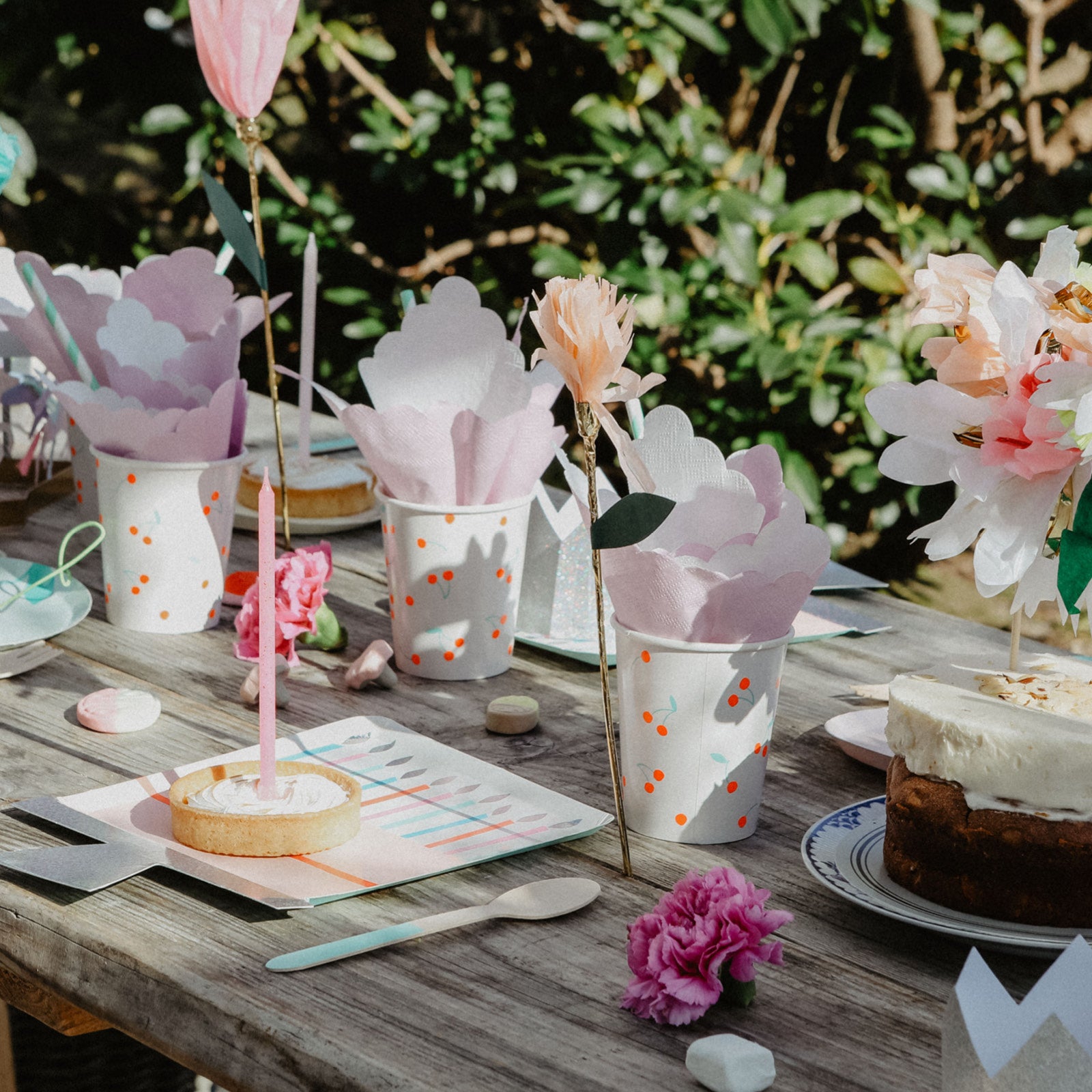 Meri Meri Paper Plates, Birthday Cake - Set of 8