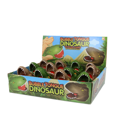 Keycraft Rubber Dinosaur Head with Bubble Tongue, Assorted