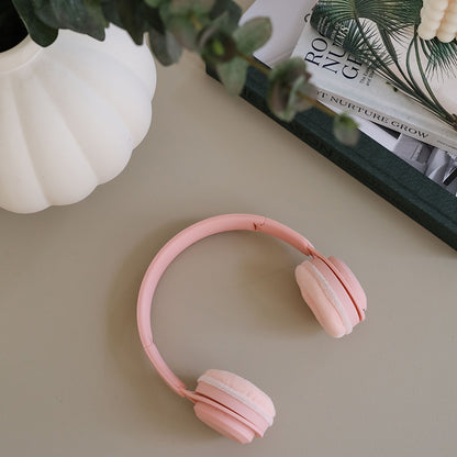 Lalarma Wireless Headphones with Max 85 dB, Rose Pastel