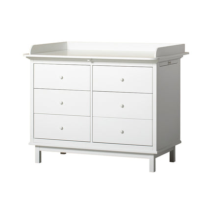 Seaside Changing Table Top for Seaside Dresser with 6 Drawers by Oliver Furniture