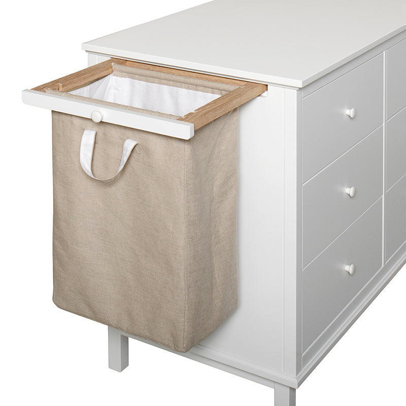 Oliver Furniture Seaside Changing Chest with 6 Drawers, WITHOUT Extension and Laundry Bag