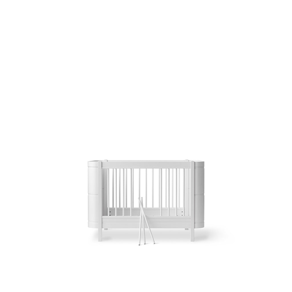 Oliver Furniture, Wood Mini+ Crib, excluding Junior Kit - White