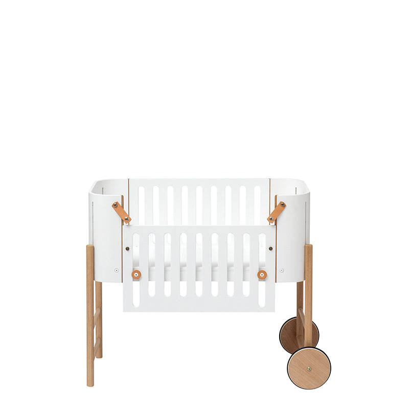 Oliver Furniture, Wood Co-sleeper, Cradle and Bench - Multifunctional Baby Bed