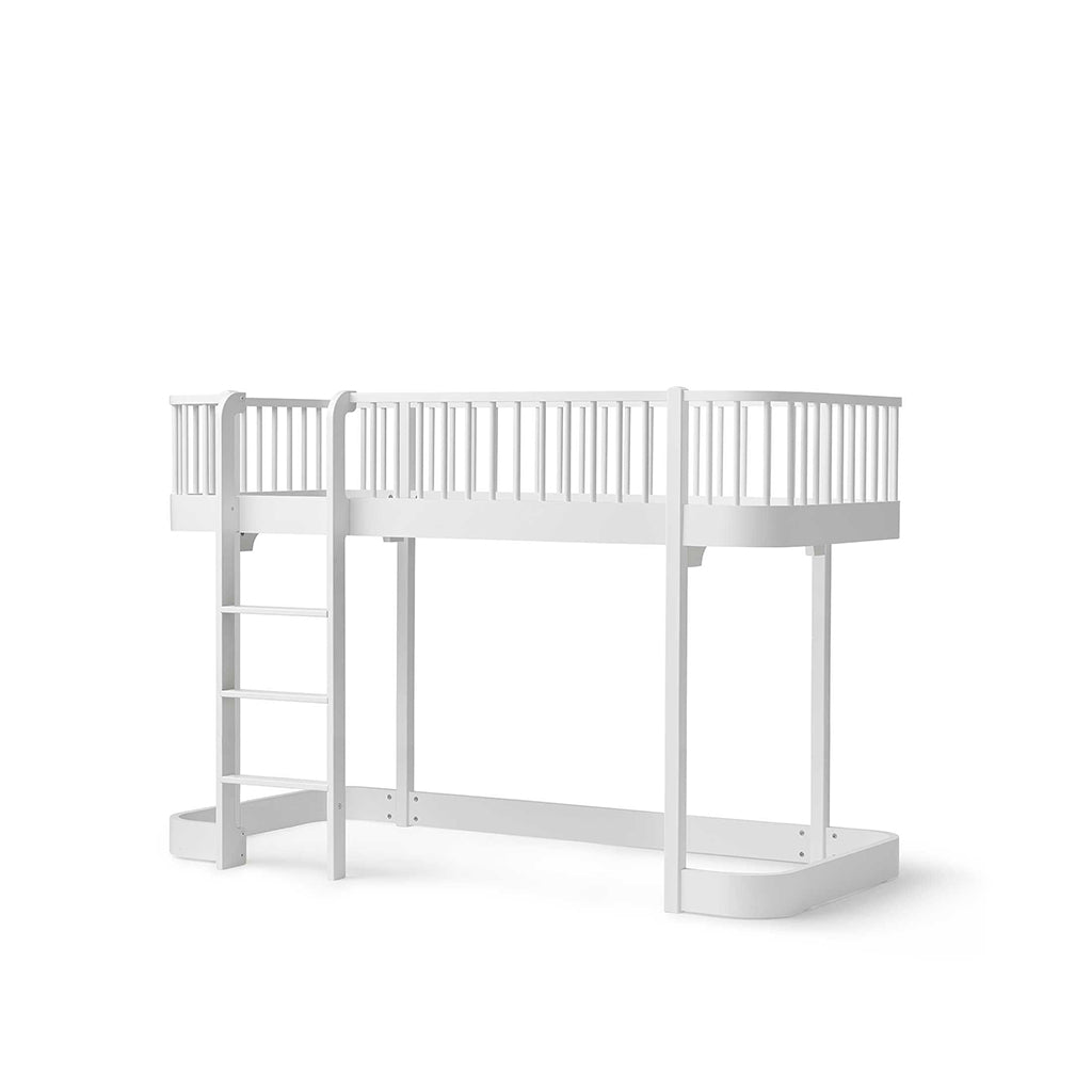 Oliver Furniture, Wood Original, Half-Height Bed - White