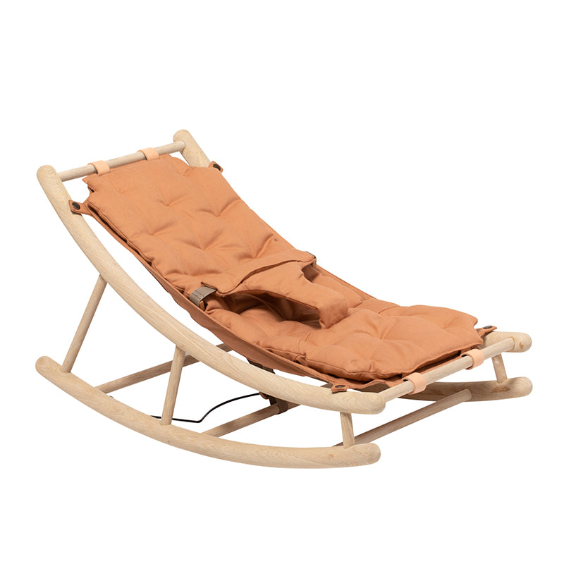 Oliver Furniture, Wood Baby &amp; Junior Rocker - Oak/Caramel