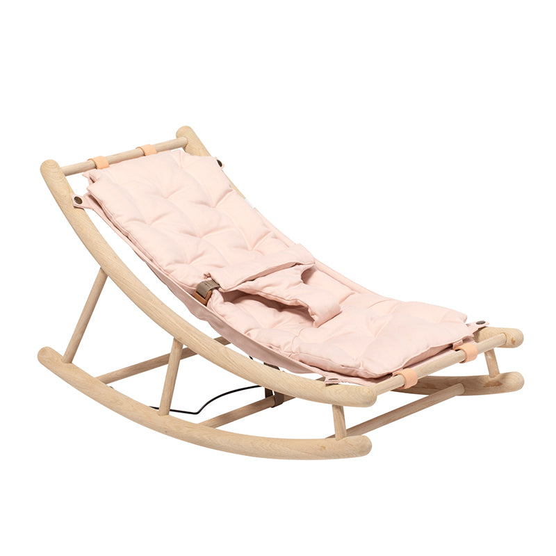 Oliver Furniture, Wood Baby &amp; Junior Rocking Chair - Oak/Rose
