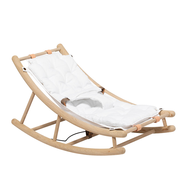 Oliver Furniture, Wood Baby &amp; Junior Bouncer - Oak/White