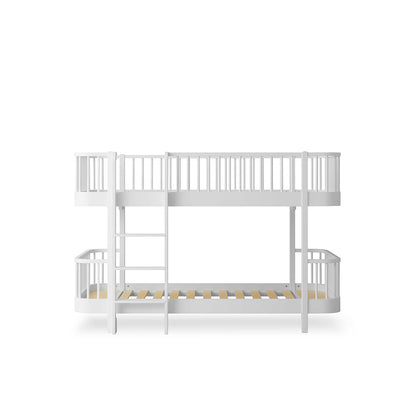 Oliver Furniture, Wood Original Half-High Bunk Bed - White