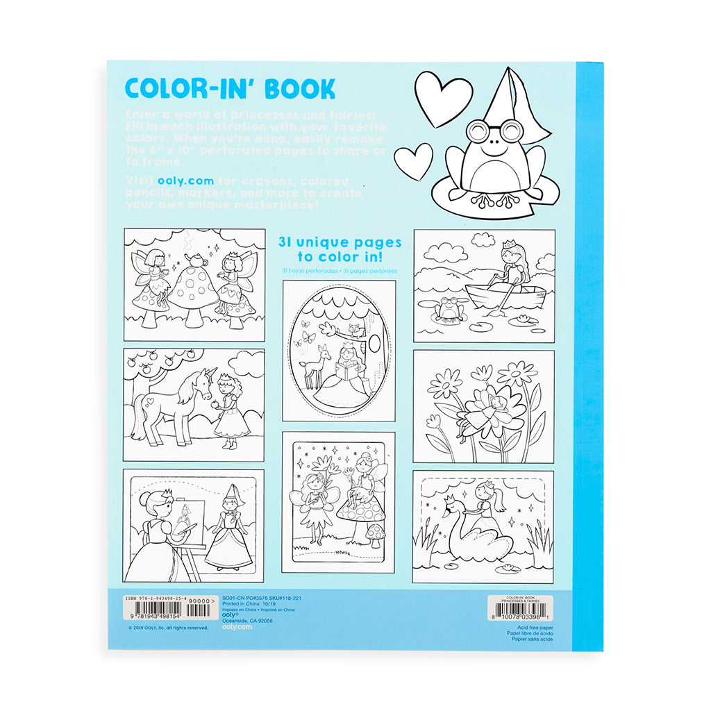 Ooly Coloring Book – Princesses and Fairies
