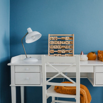 Leitmotiv Hood Table Lamp in Metal, Iron Matte White