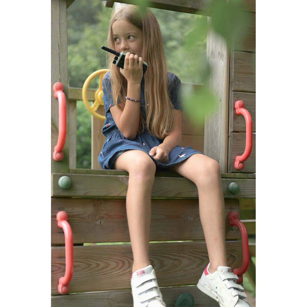 Kidywolf Walkie Talkie for Kids, Kidytalk - Cyan/Nude