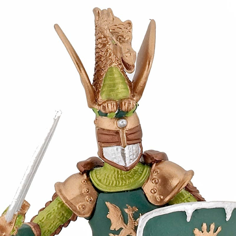 Papo ridder, grøn drage, passer til hest