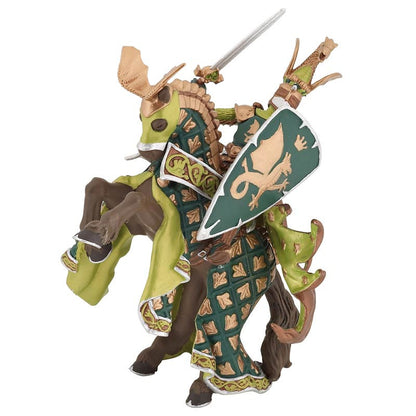 Papo ridder, grøn drage, passer til hest
