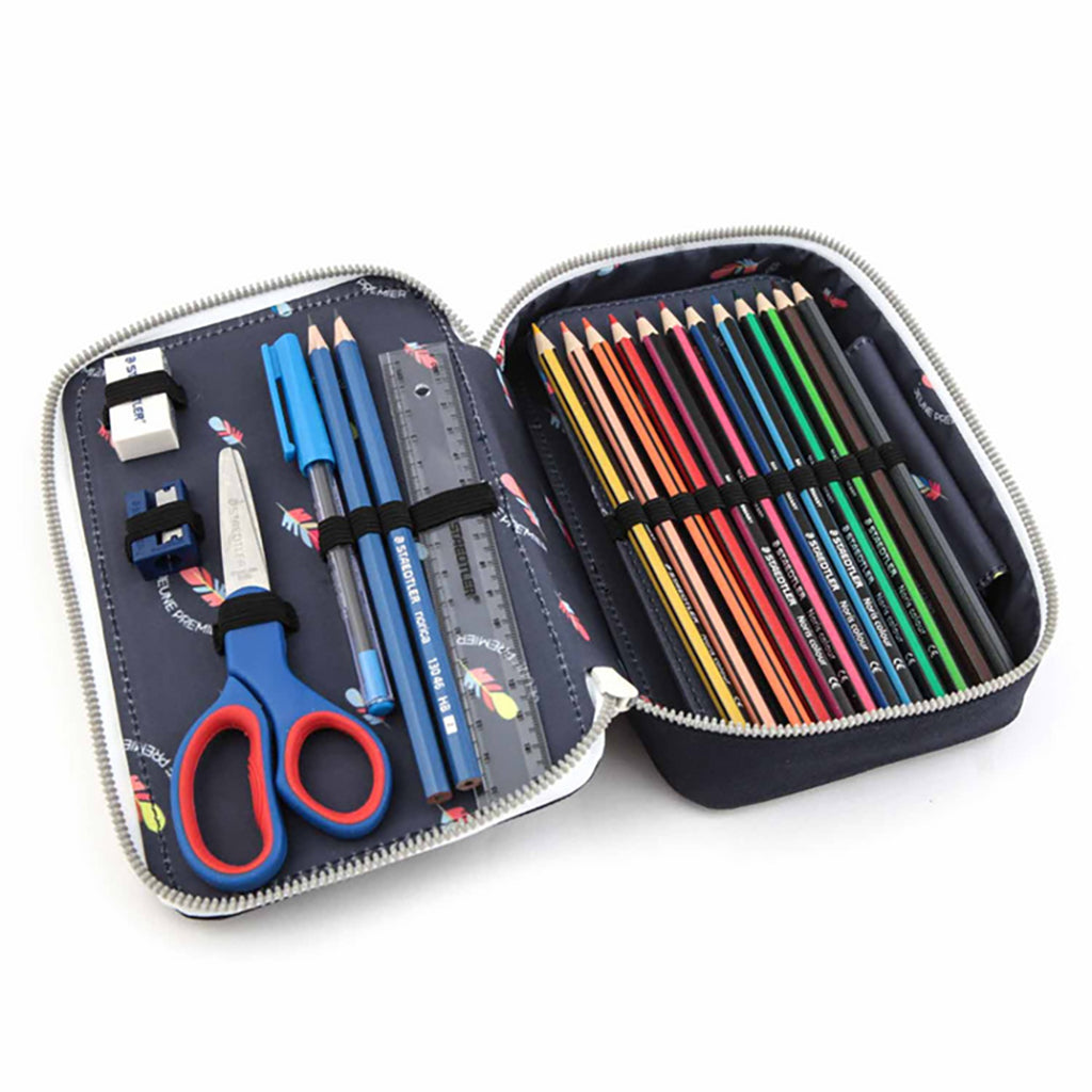 Jeune Premier Pencil Case with Contents, Unicorn Gold