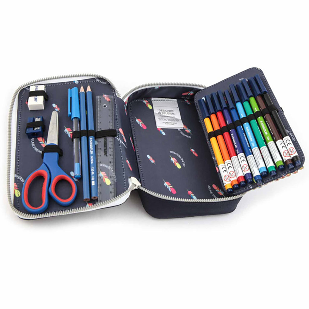 Jeune Premier Pencil Case with Contents, Unicorn Gold