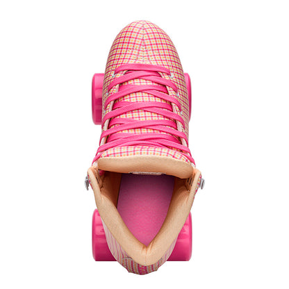 Impala Roller Skates for Kids, Pink Tartan - Sizes 35-40