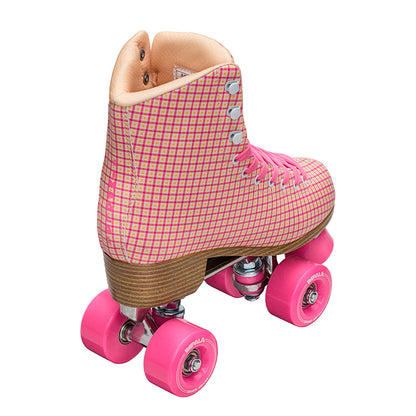 Impala Roller Skates for Kids, Pink Tartan - Sizes 35-40