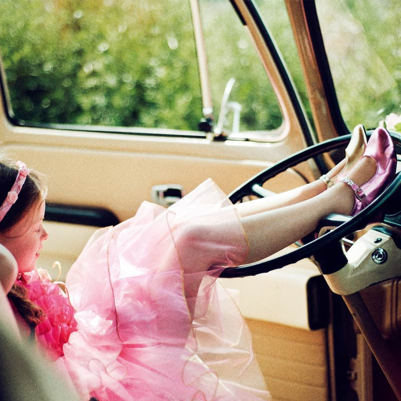 Prinsessesko skinnende guld el pink - str 25-34