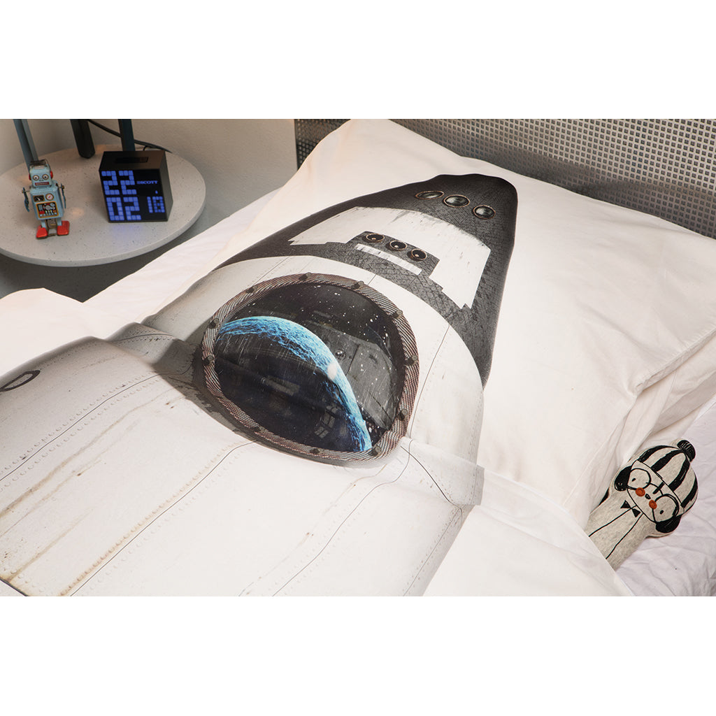Snurk Adult Bedding, Organic - Moon Rocket