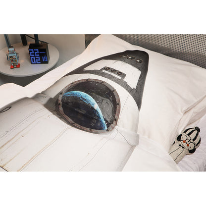 Snurk Adult Bedding, Organic - Moon Rocket