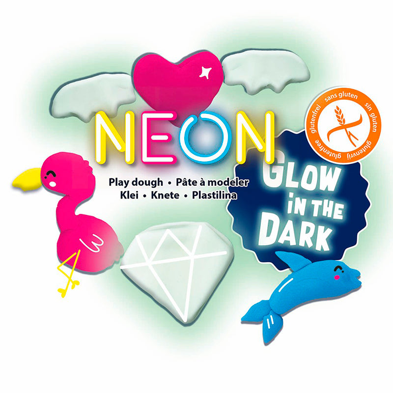 SES Creative Neon Glow Modeling Clay