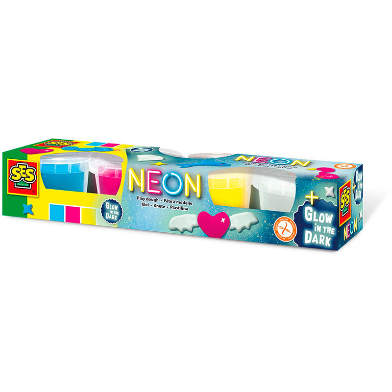 SES Creative Neon Glow Modeling Clay