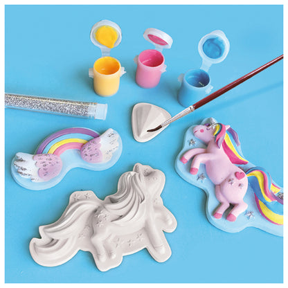 SES Creative Kreativ æske, støb og mal - Enhjørninge - vist tæt på