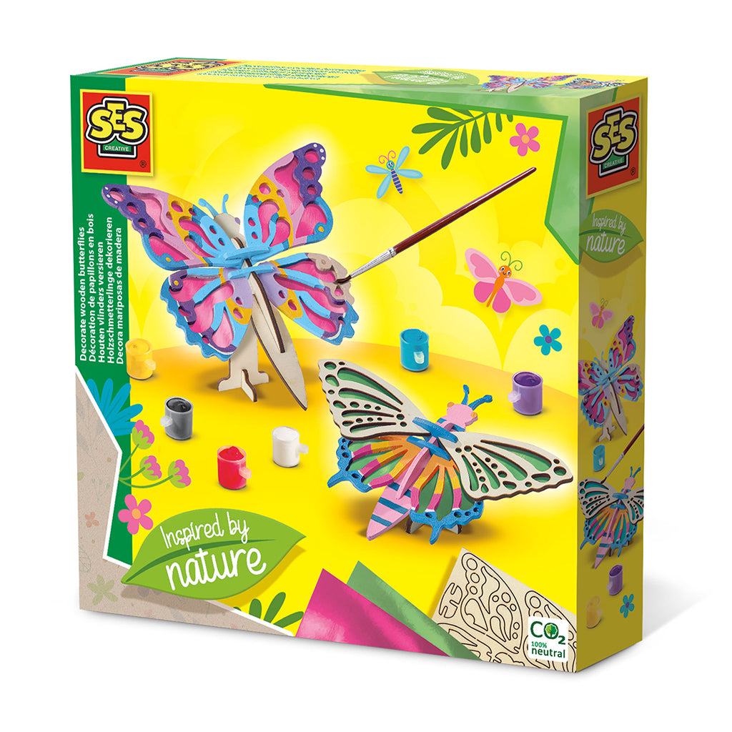 SES Creative Decorate Wooden Butterflies